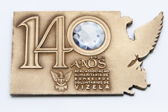 Placa 140º aniversário
